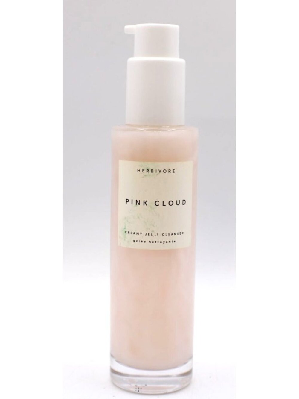 Herbivore Botanicals Pink Cloud Creamy Jelly Cleanser Face Wash Pump Bottle New